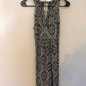 Black and white dress